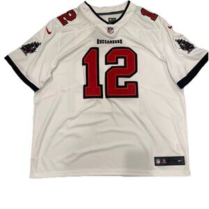 Nike Vapor Limited Tampa Bay Buccaneers Tom Brady #12 White Jersey Men’s 3XL NEW